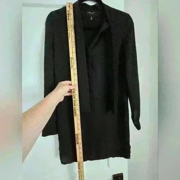 Romeo and Juliet Couture black xs shear shirt dress, Summer - Picture 11 of 13